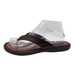 b.o.c Born Concept Shoes Womens Size 8‎ Leather Thong Flip Flop Sandals Comfort
